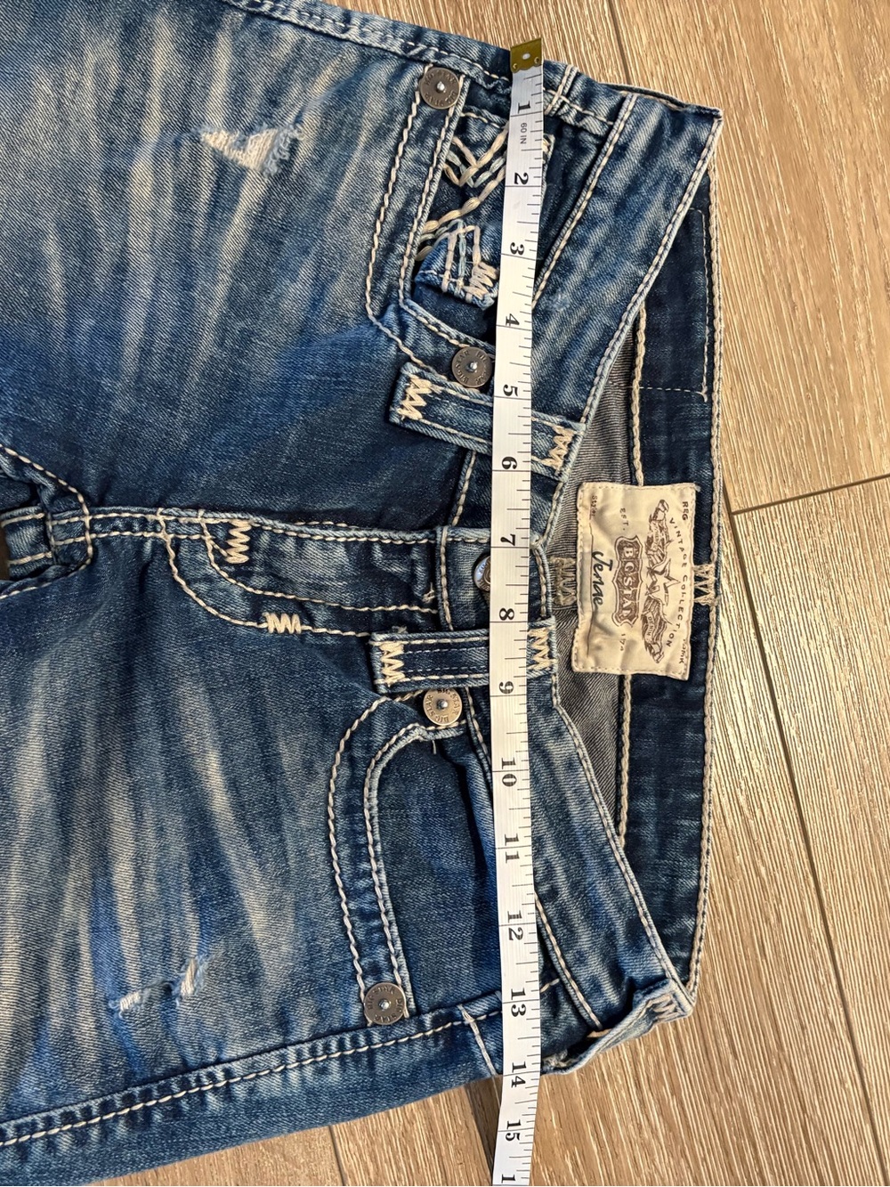 Big Star Women's Skinny Jeans in Washed Blue Denim - Picture 5 of 11